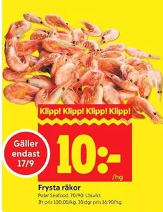 Polar - Frysta räkor