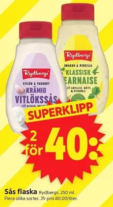 Rydbergs - Vitlök & Yoghurt Krämig Vitlöksås
