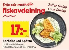 Sprödbakad Spätta Lepidopsetta bilineata