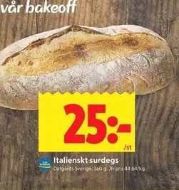 Italienskt surdegs