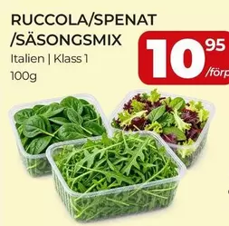 Rucola/Spenat/Säsongsmix