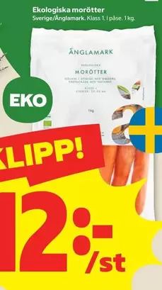 Änglamark - Ekologiska morötter
