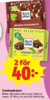 Ritter Sport - Chokladkakor
