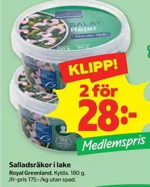 Royal Greenland - Salladsräkor i lake