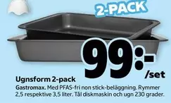 GastroMax - Ugnform 2-pack