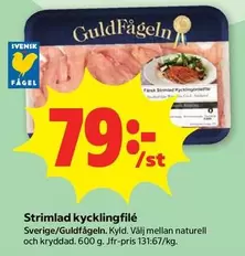 Guldfågeln - Strimlad kycklingfilé