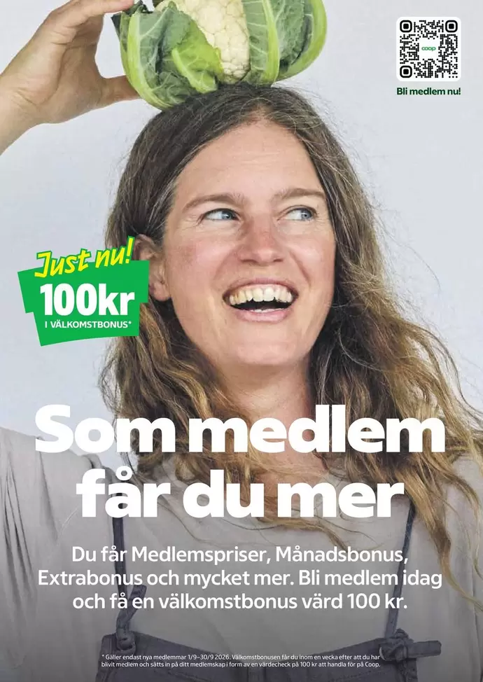 Coop - välkomstbonus