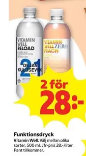 Vitamin Well - Funktionsdryck