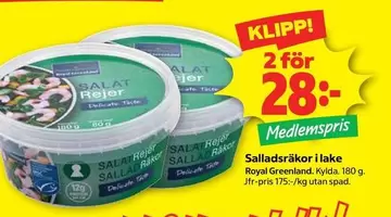 Royal Greenland - Salladsräkor i lake
