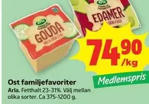 Arla - Ost familjefavoriter