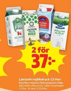 valio - Laktosfri mjölkdryck
