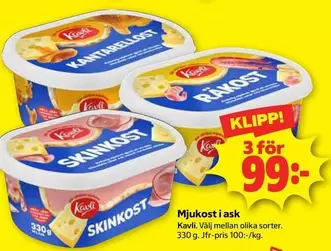 kavli - Kavli RAKOST, SKINKOST, KANTARELLOST