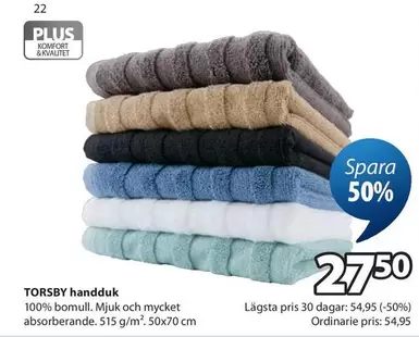 TORSBY handduk