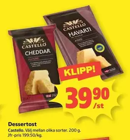 Castello - Dessertost