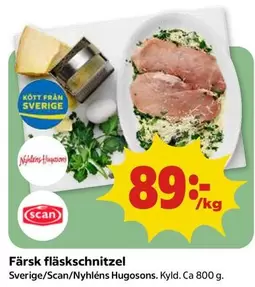 Scan - Färsk fläsk schnitzel