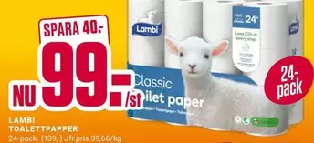 Lambi - TOALETTPAPPER