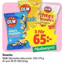 OLW - Snacks