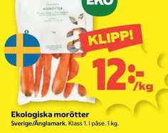 Änglamark - Ekologiska morötter