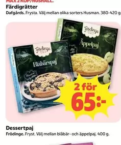 Frödinge - Dessertpaj
