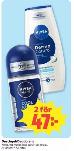 Nivea - Duschgel/Deodorant
