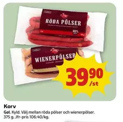 Gøl - Röda Pölser och Wienerpölser