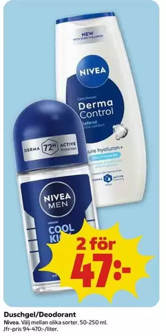 Nivea - Duschgel/Deodorant