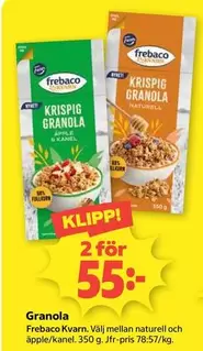Frebaco - Krispig Granola