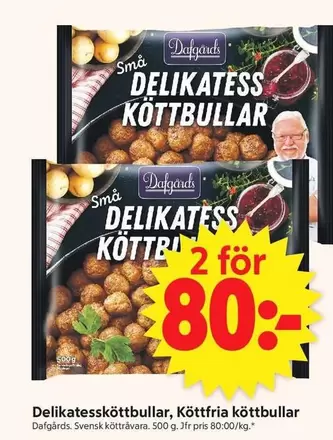 Små Delikatesst Köttbullar