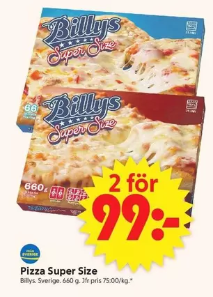 Billys - Pizza Super Size