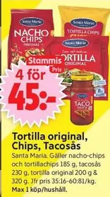 Santa Maria - Nacho-chips och Tortillachips