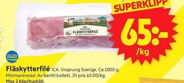 Fläskytterfilé