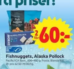 Fishnuggets, Alaska Pollock