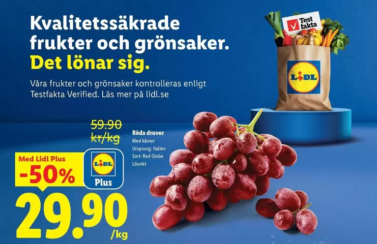 Mer - Frukter och gronsaker