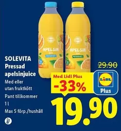 Pressad apelsinjuice
