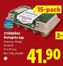 Stjärnägg - Ekologiska ägg