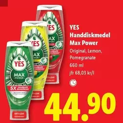 Yes - Handdiskmedel Max Power