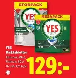 Yes - Disktabletter