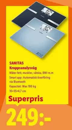 Smart - Kroppsanalysvåg