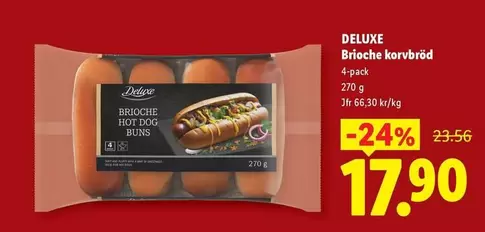 Deluxe - Brioche korvbröd