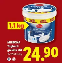 Milbona - Yoghurt i grekisk stil