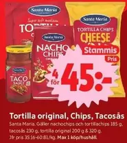 Santa Maria - Tortilla original, Chips, Tacos