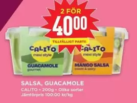Gourmet - SALSA, GUACAMOLE