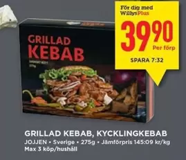 Jojjen - GRILLED KEBAB, KYCKLINGKEBAB