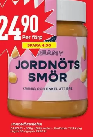 Dazzley - JORDNÖTS SMÖR