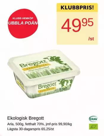 Bregott - Ekologisk