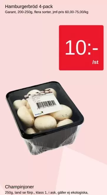 Garant - Hamburgerbrød 4-pack