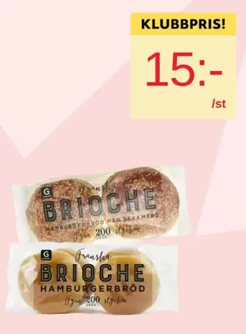 Mer - BRIOCHE HAMBURGERBRÖD