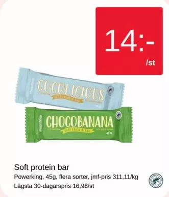 powerking - Soft protein bar