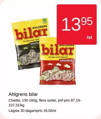 Cloetta - Bilar
