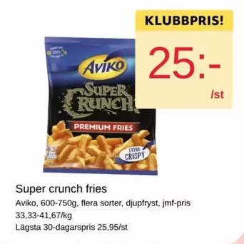 Extra - Super Crunch fries